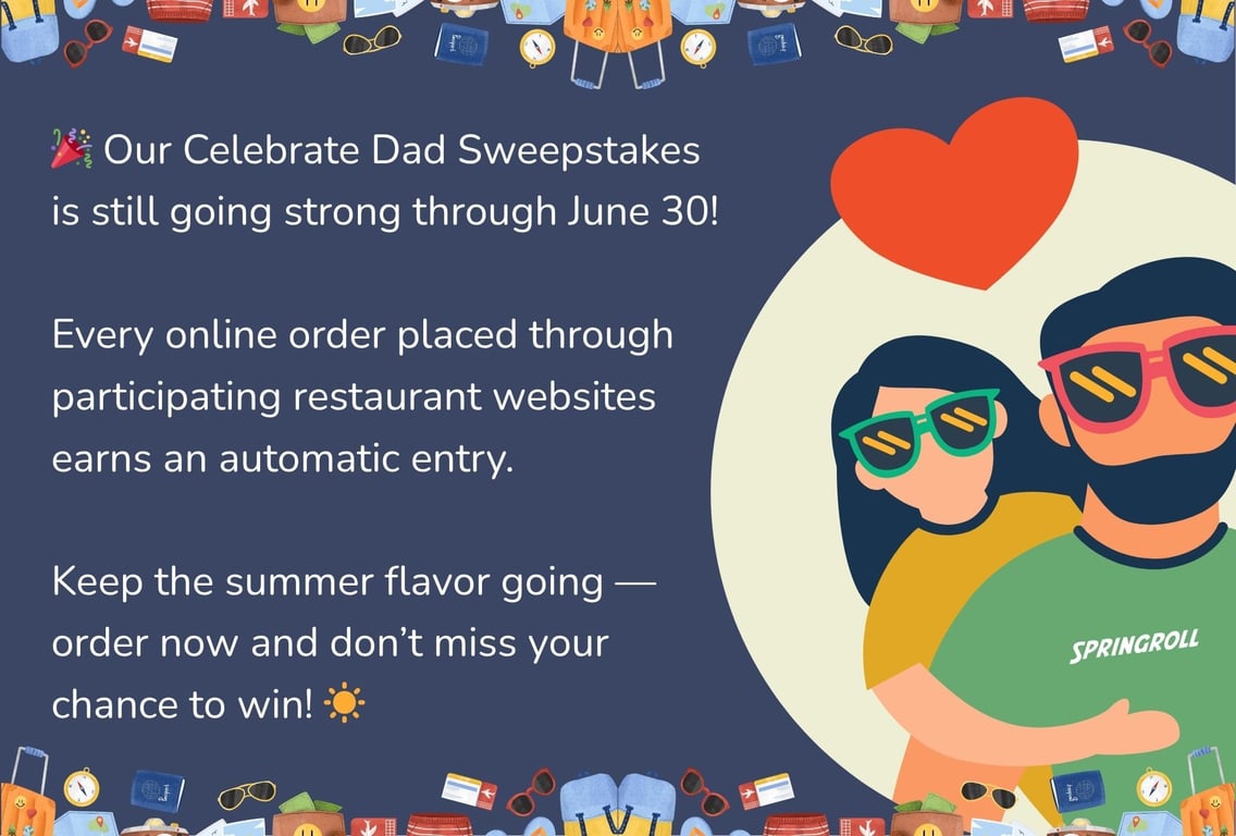 Celebrate Dad Sweepstakes